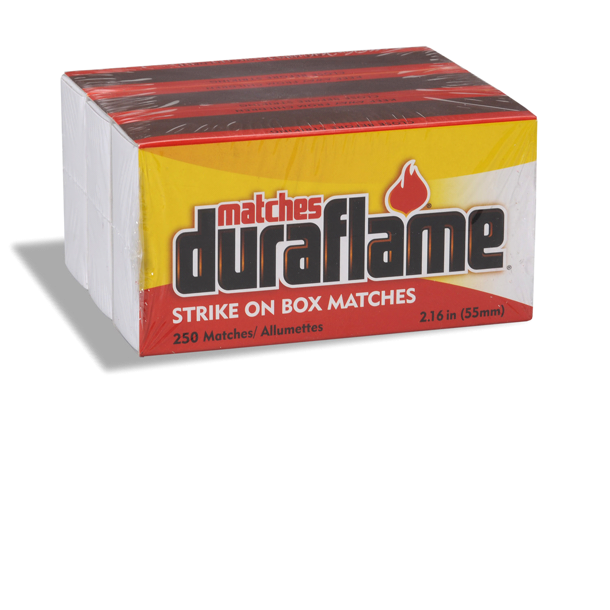 slide 3 of 3, Duraflame Strike on the Box Wooden Matches, 250 ct