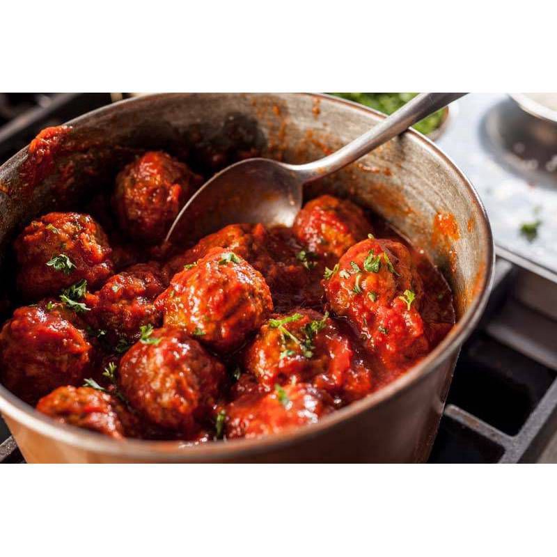 slide 4 of 6, Cooked Perfect Dinner Size Angus Beef Meatballs 20 oz, 20 oz