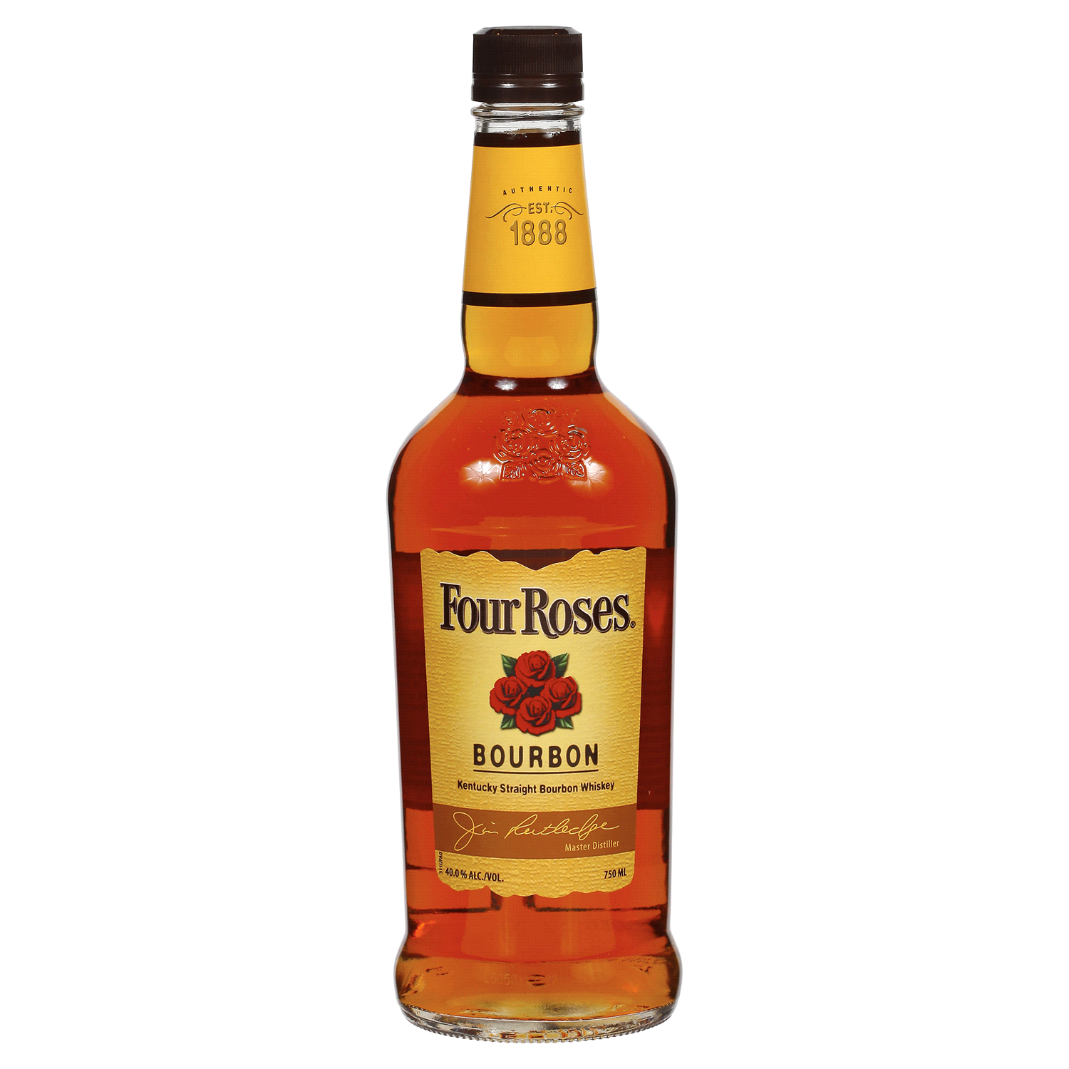 slide 1 of 2, Four Roses Kentucky Straight Bourbon Whiskey 750 ml, 750 ml