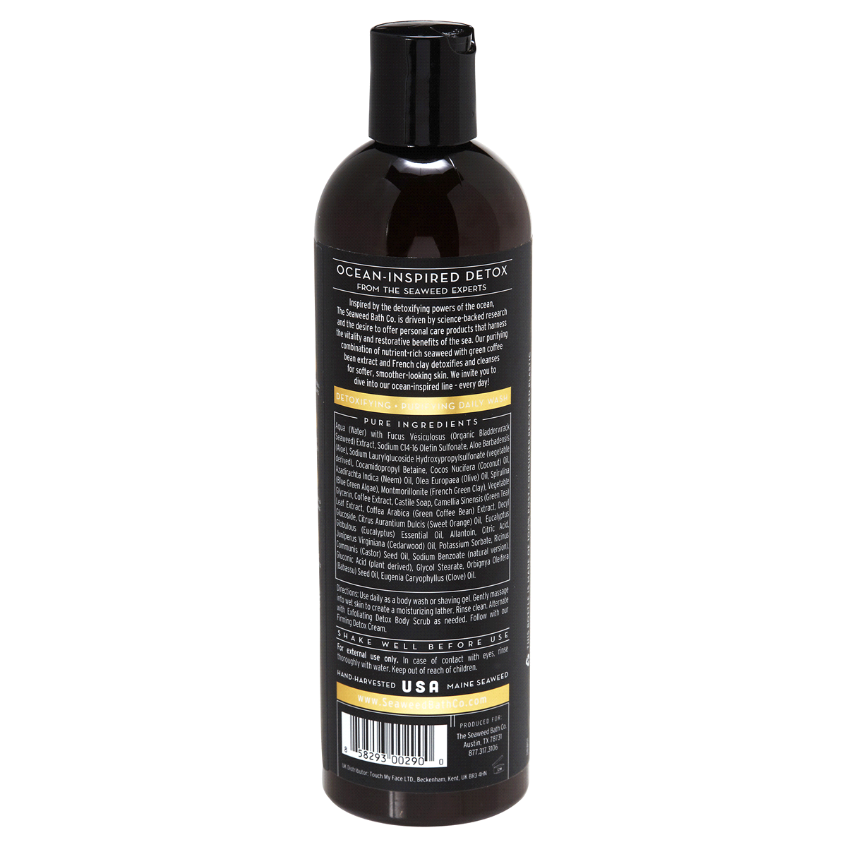 slide 2 of 2, The Seaweed Bath Co. Refresh Purifying Detox Body Wash, 12 oz