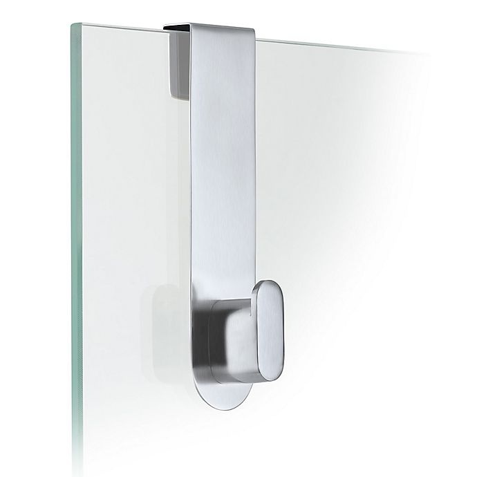slide 1 of 3, Blomus Glass Door Shower Hook - Silver, 1 ct