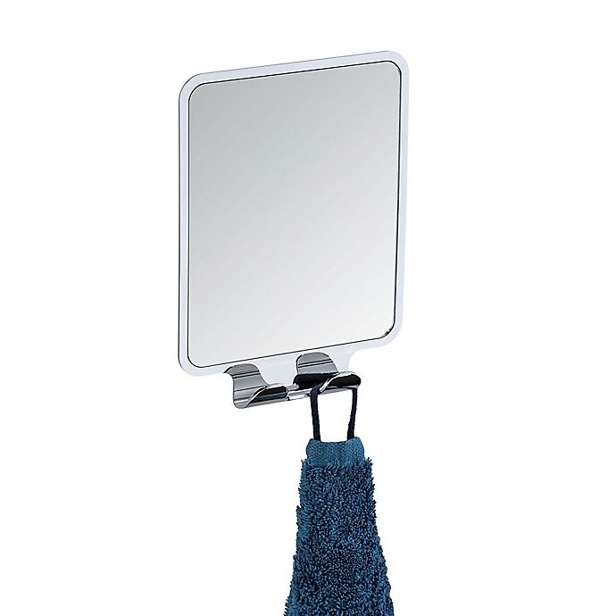 slide 2 of 2, Wenko Vacuum- Loc Quadro Fog Free Mirror - Chrome, 1 ct