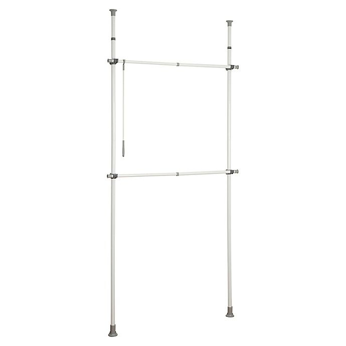 slide 3 of 3, Wenko Kerkules 2-Tier Telescopic Basic Closet Organization System, 1 ct