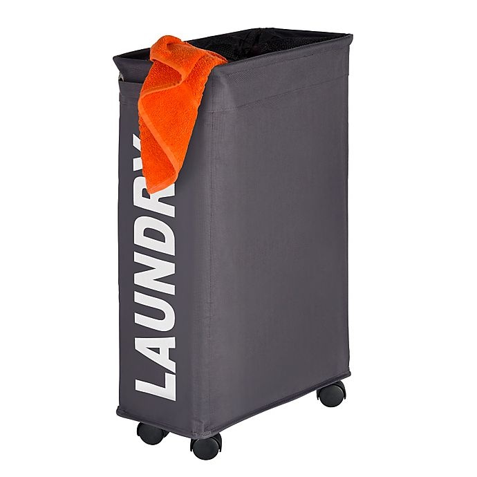 slide 3 of 3, Wenko Corno Laundry Bin - Grey, 1 ct