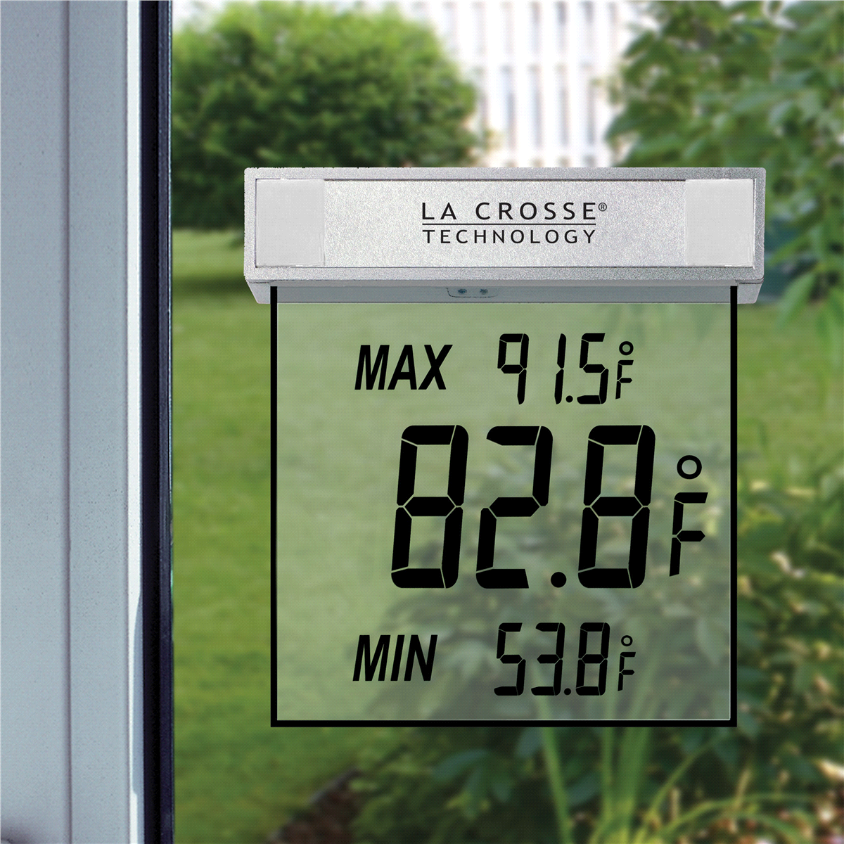 slide 4 of 4, La Crosse Technology Outdoor Window Thermometer - WS-1025, 1 ct