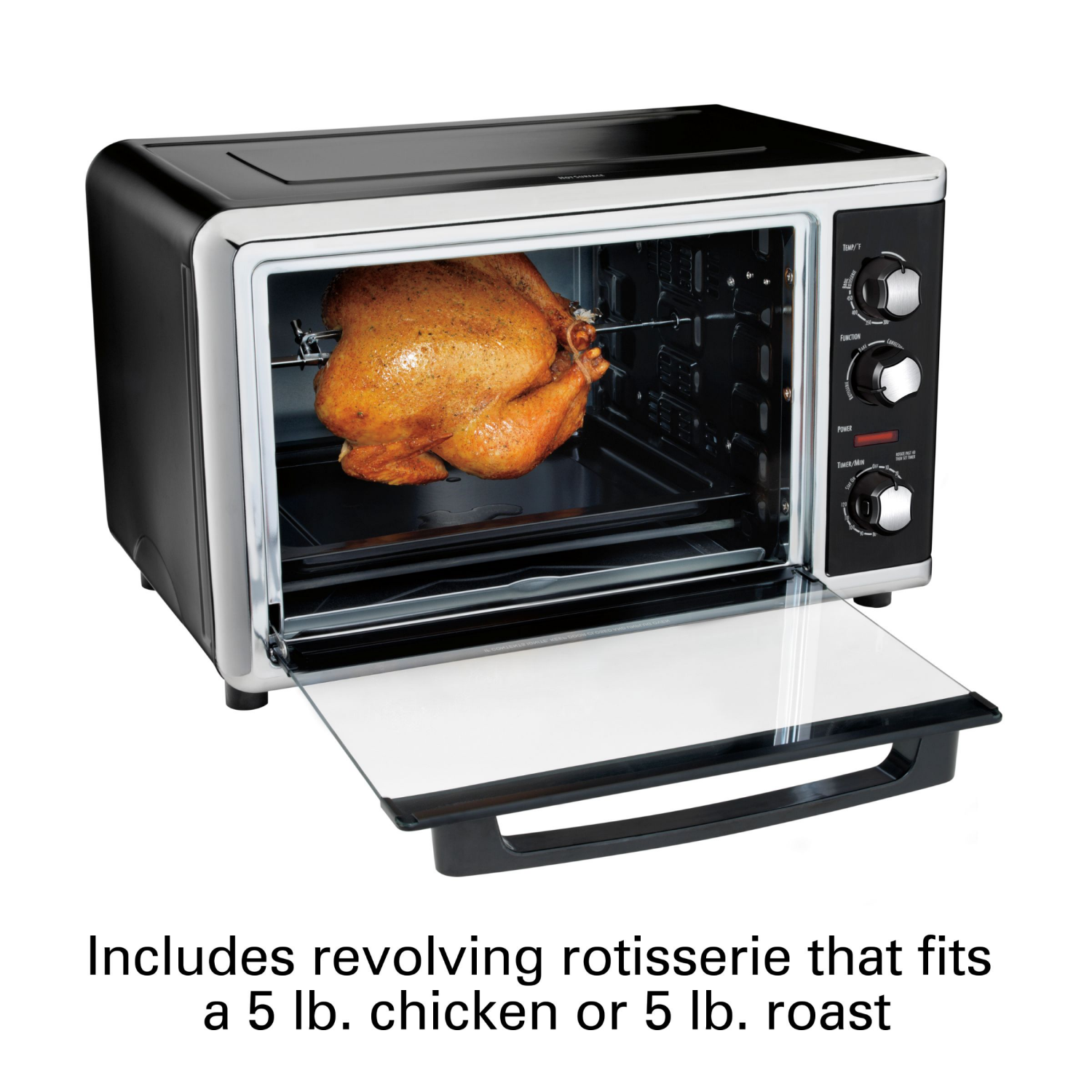 slide 1 of 2, Hamilton Beach Countertop Oven with Convection & Rotisserie, 1 ct