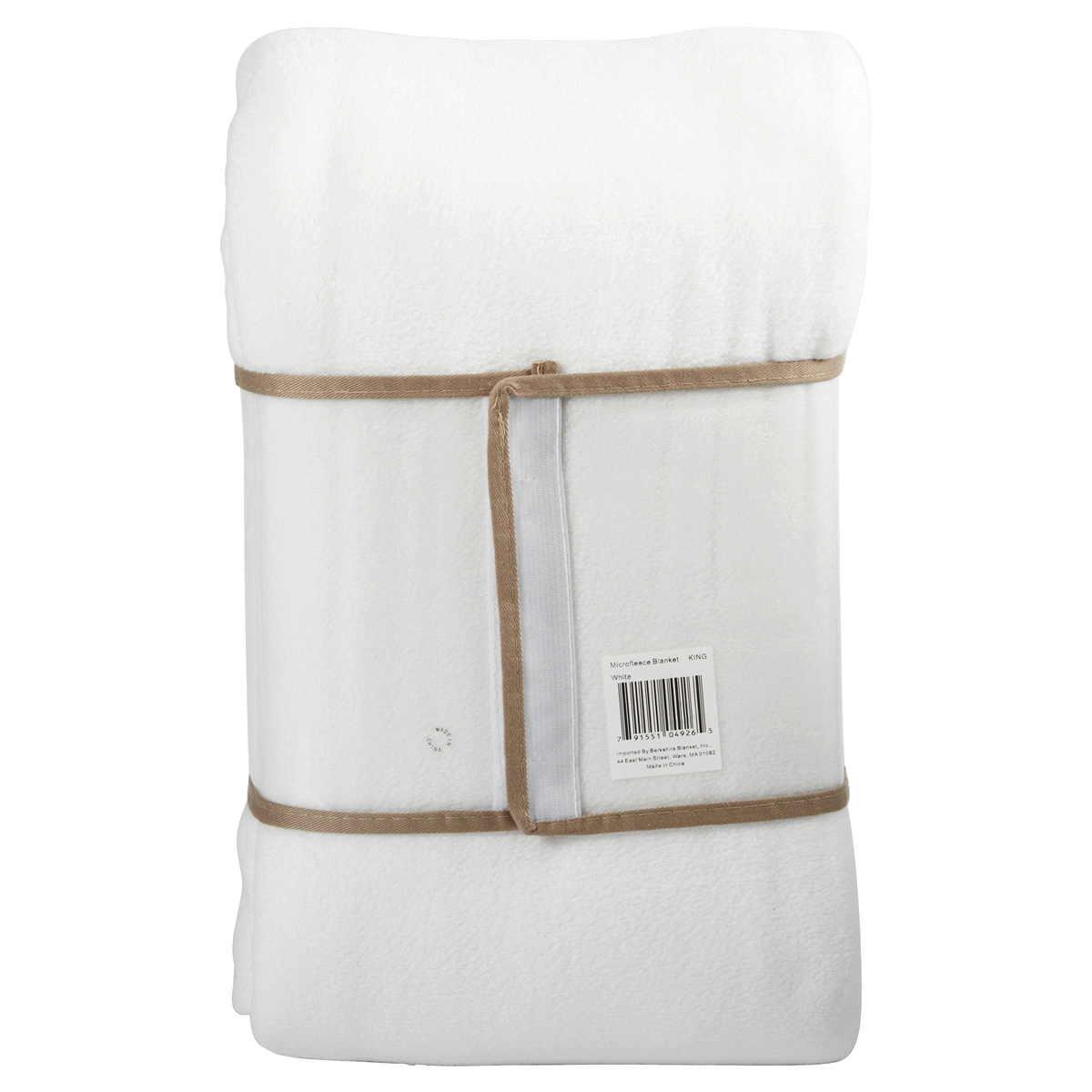 slide 2 of 2, Berkshire Blanket Fleece Blanket, White, King, King Size