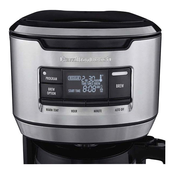 slide 12 of 13, Hamilton Beach 14 Cup Capacity Programmable Front-Fill Coffee Maker 1 ea, 1 ct