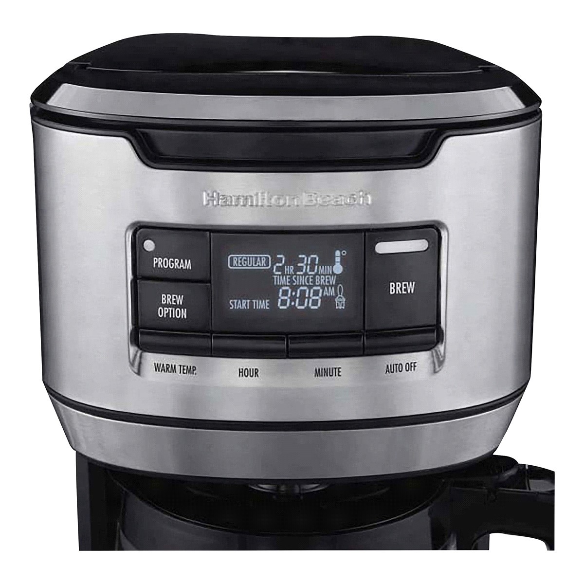 slide 7 of 13, Hamilton Beach 14 Cup Capacity Programmable Front-Fill Coffee Maker 1 ea, 1 ct