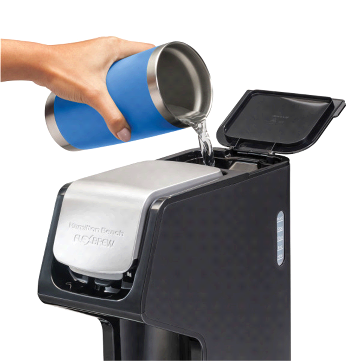 slide 3 of 3, Hamilton Beach FlexBrew Single-Serve Coffee Maker with Capacitive-Touch Controls 1 ea, 1 ct