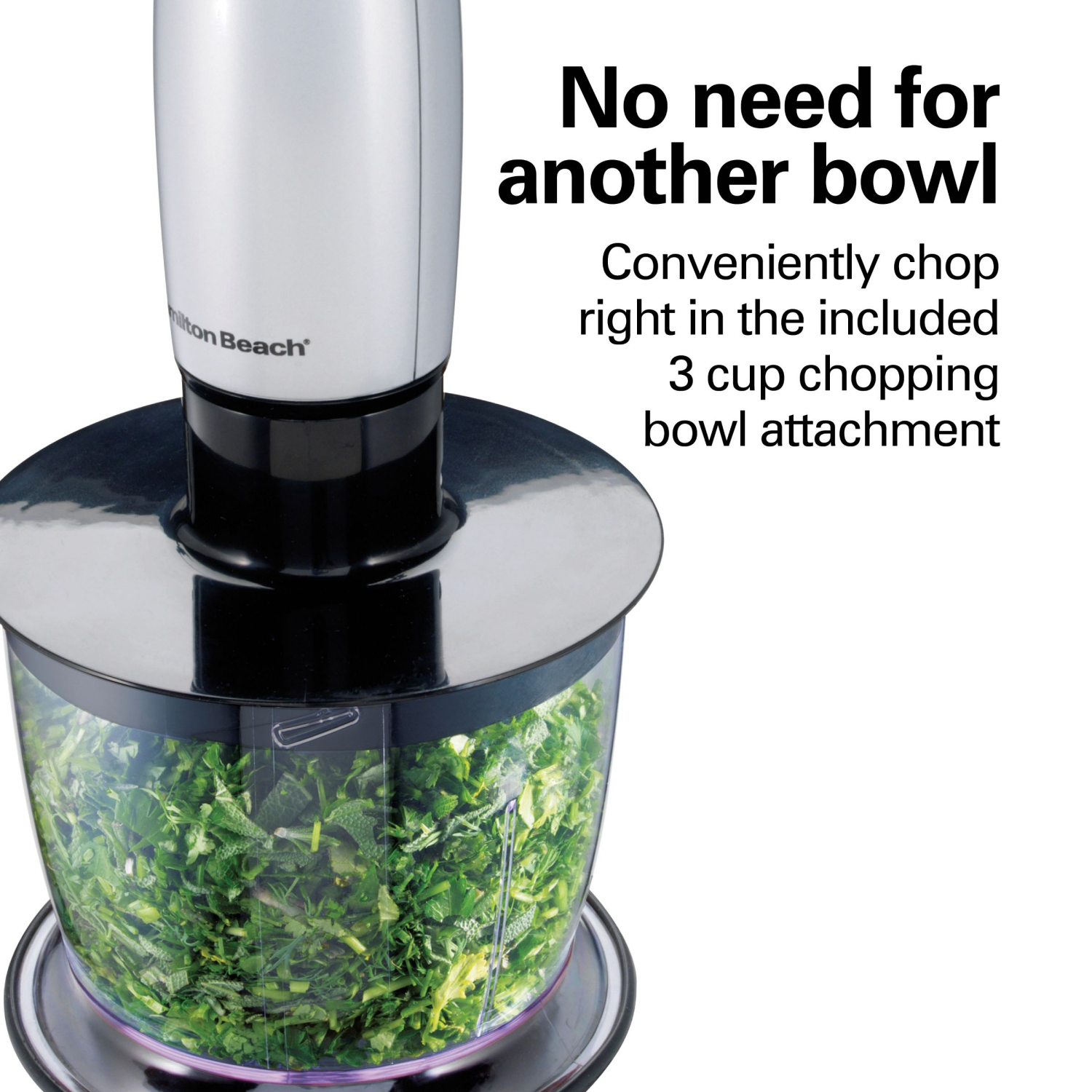 slide 3 of 3, Hamilton Beach 2 Speed Hand Blender With Whisk And Chopping Bowl - 59765, 1 ct