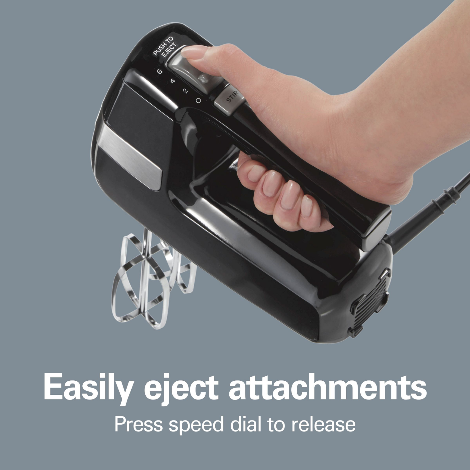 slide 4 of 4, Hamilton Beach 6 speed Hand mixer w/snap on case, 1 ct