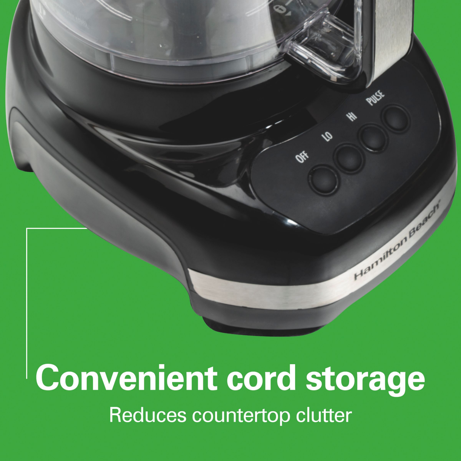 slide 2 of 4, Hamilton Beach Big Mouth Duo Bowl Food Processor - Black 70580, 1 ct