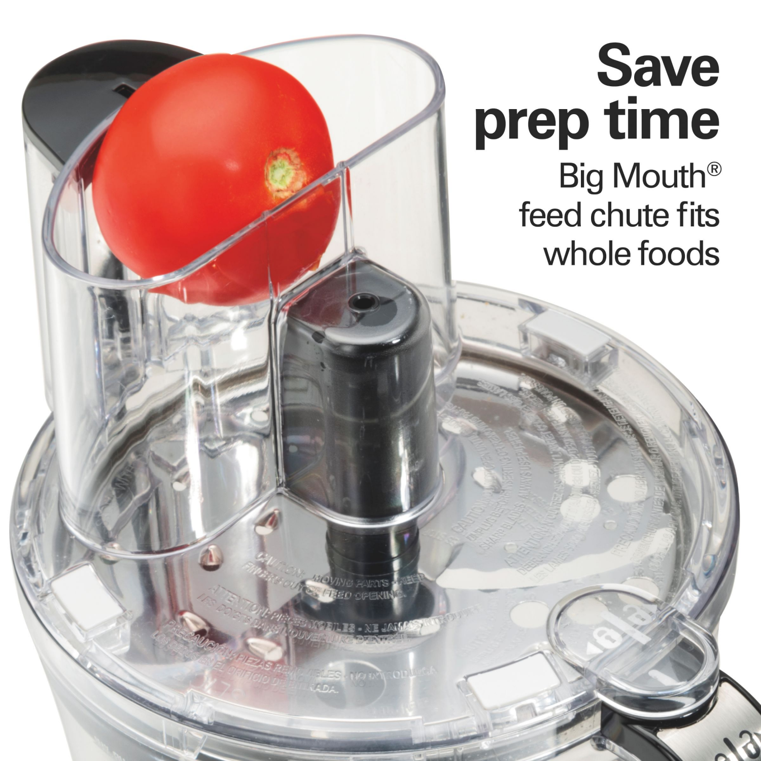 slide 4 of 4, Hamilton Beach Big Mouth Duo Bowl Food Processor - Black 70580, 1 ct