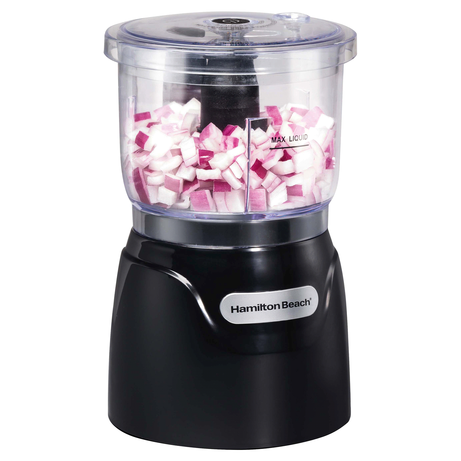 slide 1 of 1, Hamilton Beach Stack & Press 3 Cup Chopper, 1 ct