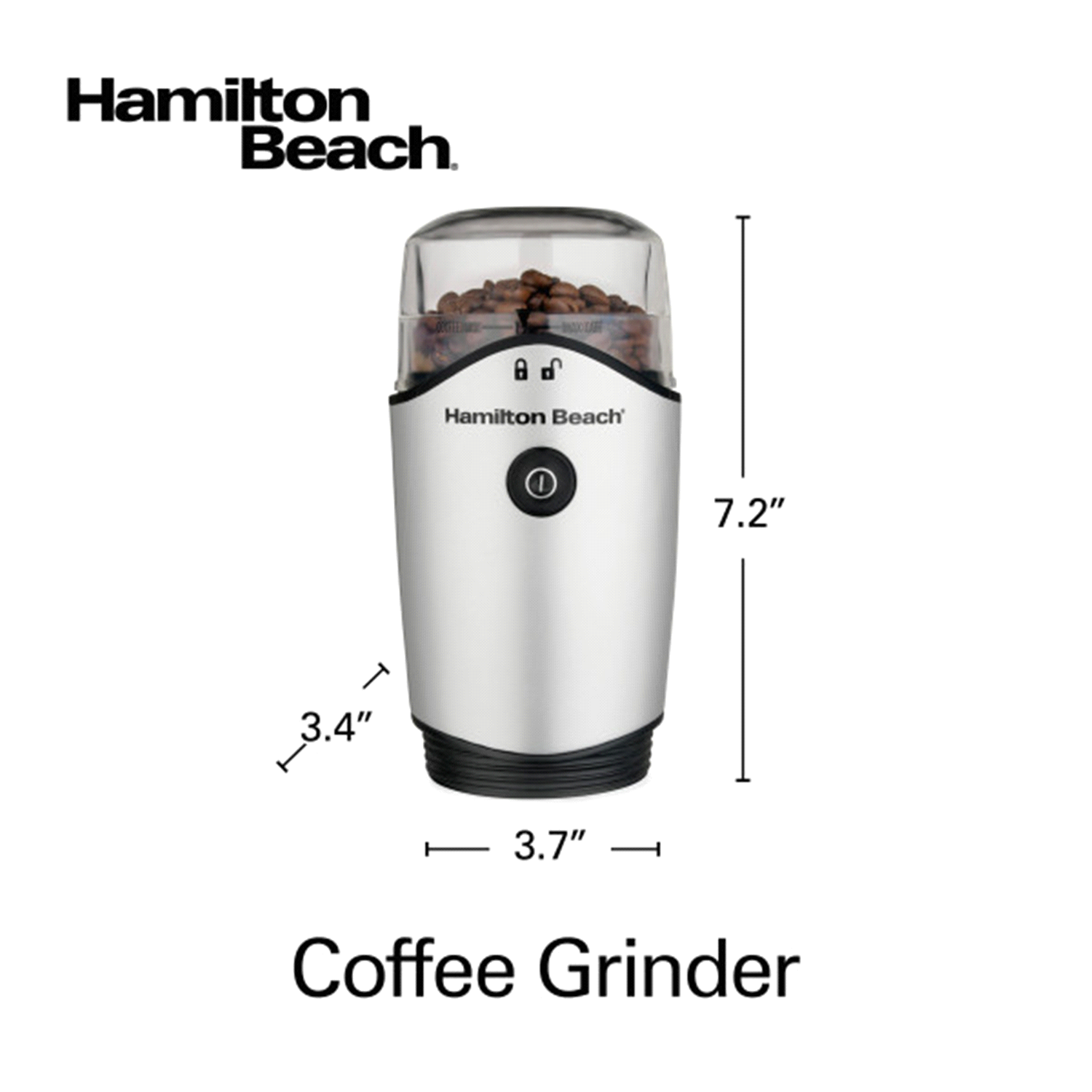slide 3 of 3, Hamilton Beach Electric Chamber Coffee Grinder, 1 ct