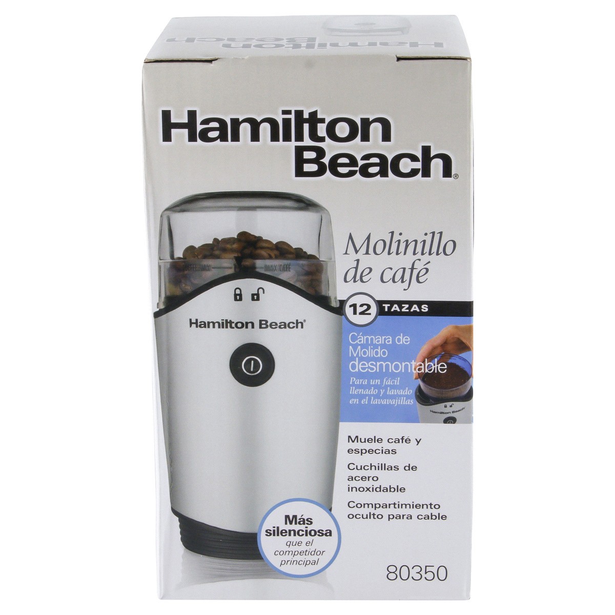 slide 4 of 5, Hamilton Beach Electric Chamber Coffee Grinder, 1 ct