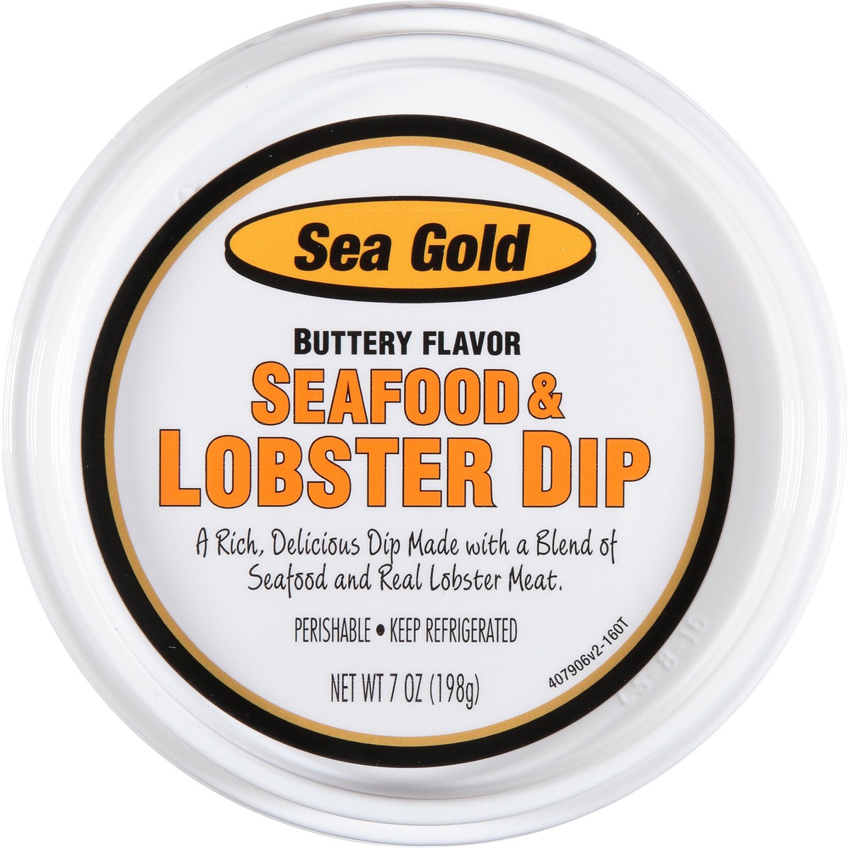 slide 9 of 9, Sea Gold Buttery Flavor Seafood & Lobster Dip 7 oz, 7 oz