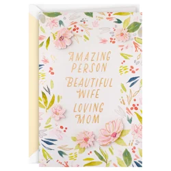 Hallmark Signature Mother's Day Card for Wife Amazing Person