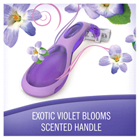 slide 12 of 25, Skintimate Exotic Violet Blooms Disposables, 4 ct