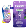 slide 24 of 25, Skintimate Exotic Violet Blooms Disposables, 4 ct