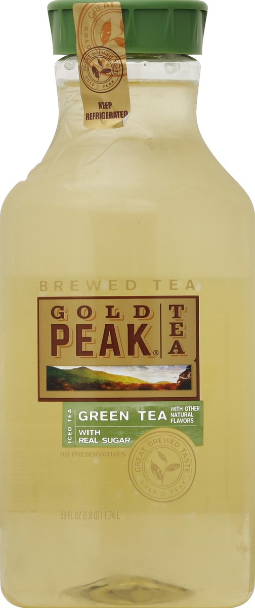 slide 4 of 4, Gold Peak Brewed Green Tea, 59 oz