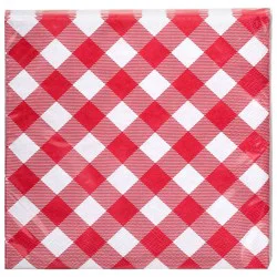 Say Hooray! Classic Gingham 2 Ply Napkins - 16 ct