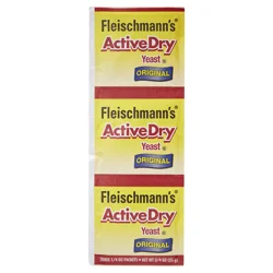 Fleischmann's ActiveDry Original Yeast 3-0.25 oz. Packets