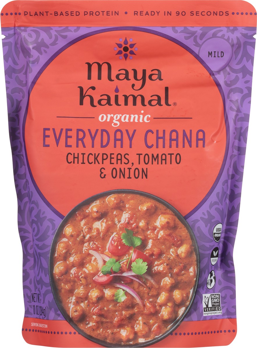 slide 6 of 9, Maya Kaimal Org Chana Tomato Onion, 10 oz