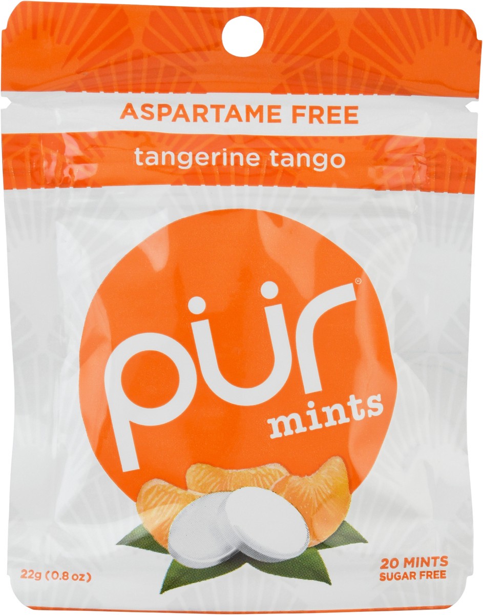 slide 10 of 12, Pur Gum Tangerine Mints Tango, 0.7 oz