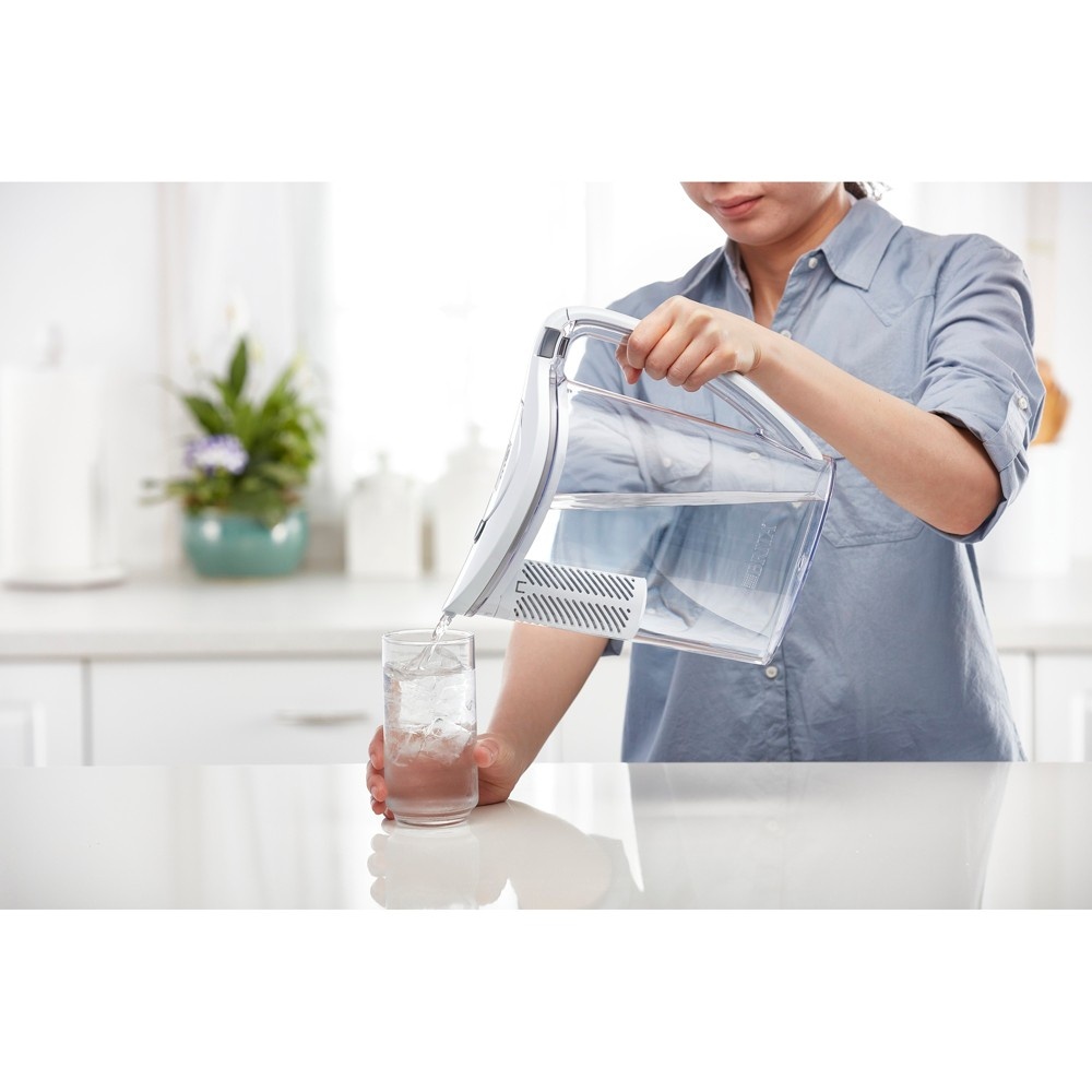 slide 5 of 11, Brita Stream Hydro Filter as You Pour Water Pitcher 10 Cup, 1 ct