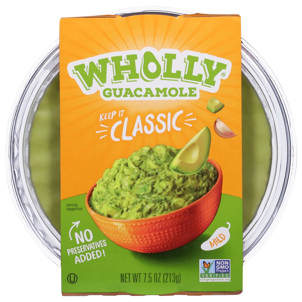 slide 1 of 9, Wholly Guacamole Mild Guacamole 7.5 oz, 7.5 oz