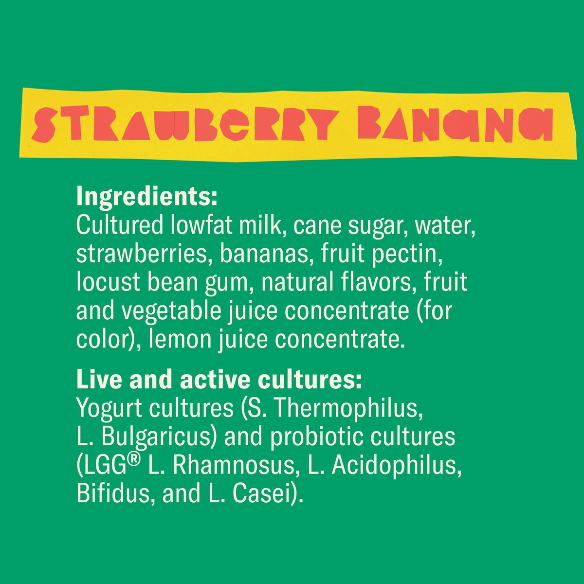 slide 12 of 14, Little Chobani Probiotic Strawberry Banana Yogurt Pouches 3.5oz 4-pack, 14 oz