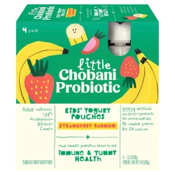 Chobani Gimmies Showstoppin' Strawberry Banana Yogurt