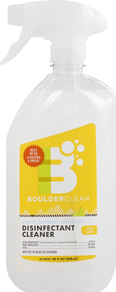 slide 7 of 12, Boulder Clean Fresh Lemon Disinfectant Cleaner 28 oz, 28 oz