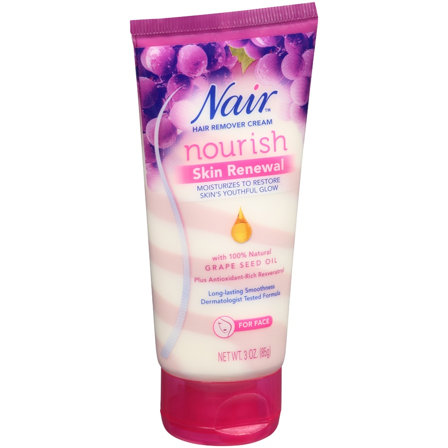 slide 2 of 7, Nair Nourish Skin Renewal Hair Remover Cream, 3 oz