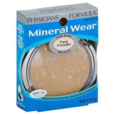 slide 1 of 1, Physicians Formula Mineral Wear Powder Translucent Light, 0.3 oz