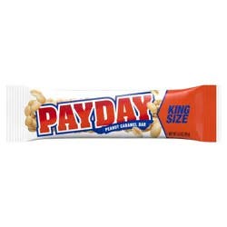 PayDay Peanut Caramel Bar, King Size 3.4 oz