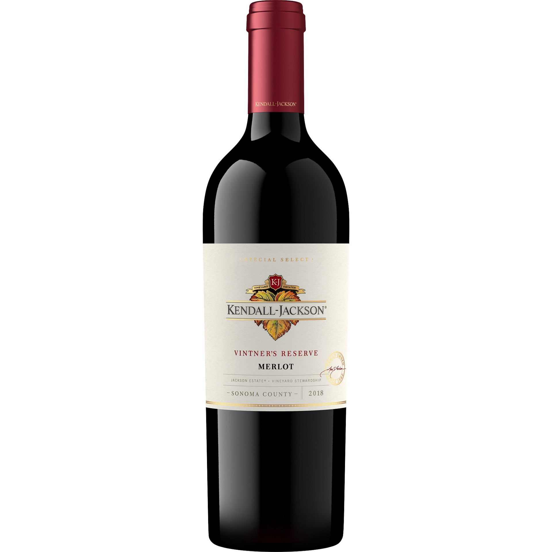 slide 1 of 1, Kendall-Jackson Vintner's Reserve Merlot Red Wine, 750ml, 750 ml