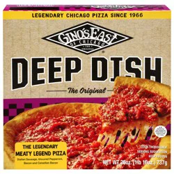 Gino's East Deep Dish Meaty Legend Pizza 26 oz