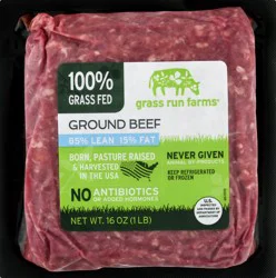 Grass Run Farms 85%/15% Ground Beef 16 oz