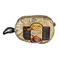 Cook's Bone-In Honey Spiral Sliced Hickory Smoked Ham Half Fresh