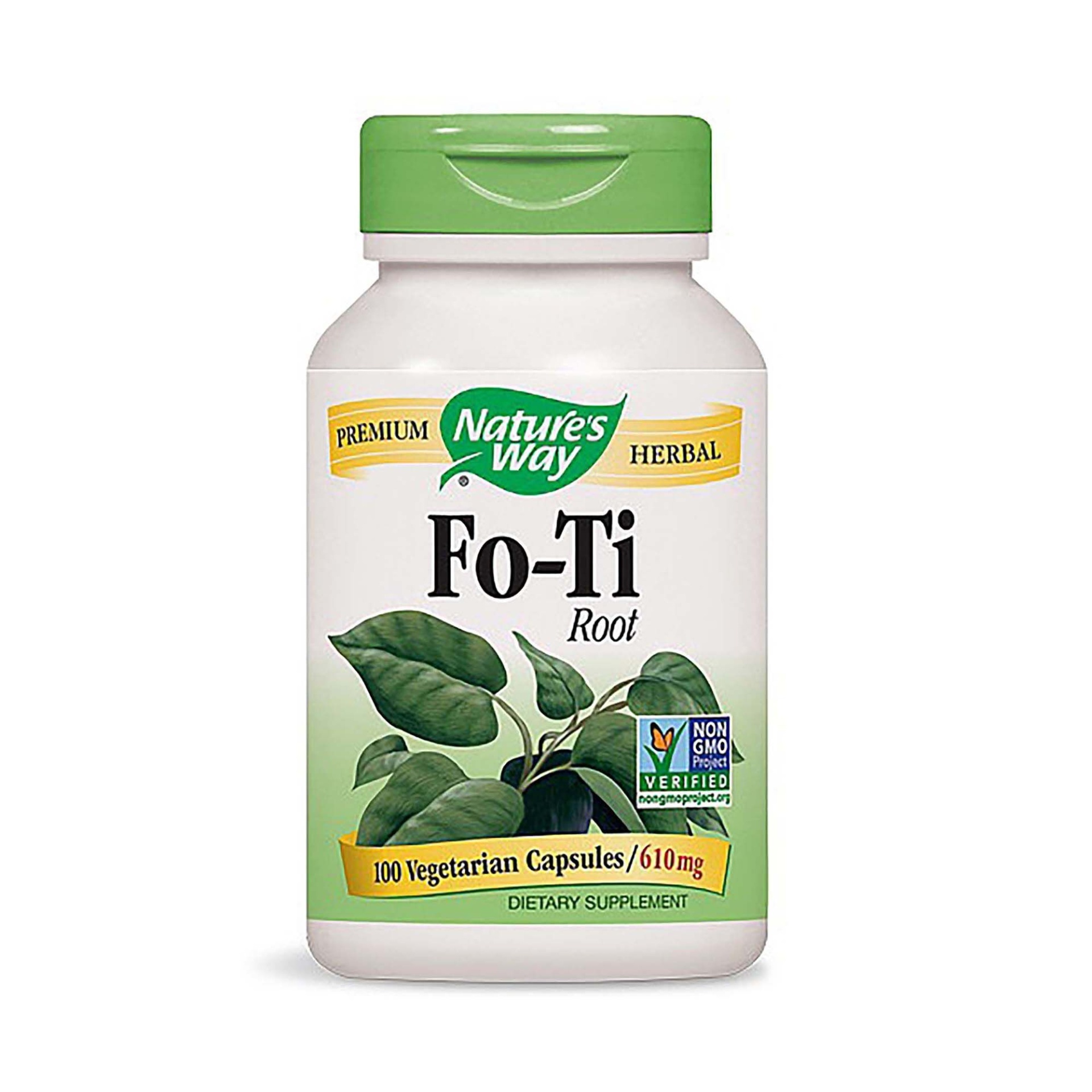 slide 1 of 1, Nature's Way Fo-Ti Root 610 Mg Capsules, 100 ct