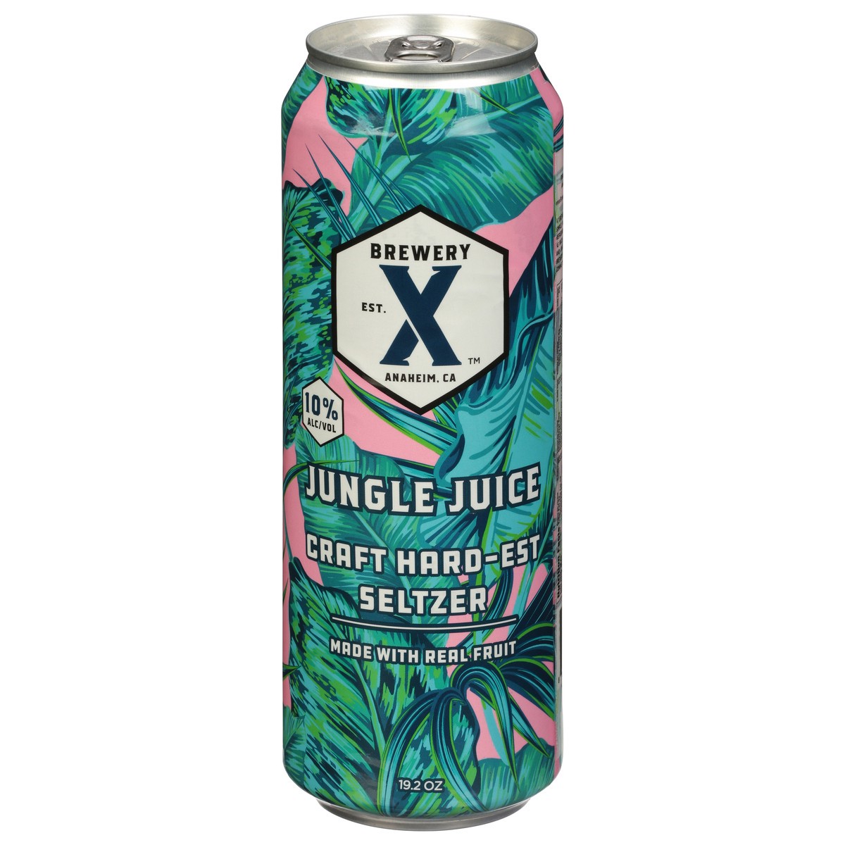 slide 4 of 4, Brewery X Craft Hard-est Seltzer Jungle Juice Beer 19.2 oz, 19 oz