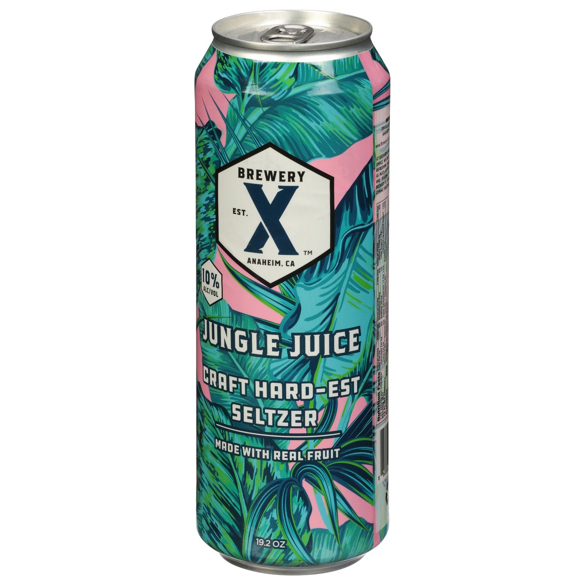 slide 2 of 4, Brewery X Craft Hard-est Seltzer Jungle Juice Beer 19.2 oz, 19 oz