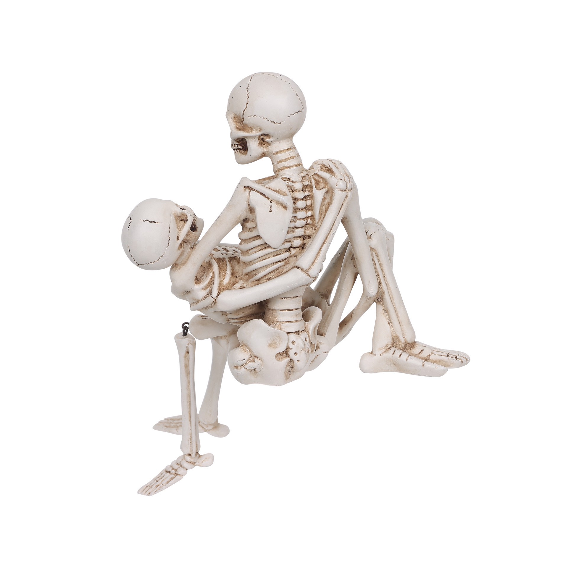 slide 5 of 6, 9.5" Skeleton Couple Hug Tabletop Decor By Ashland, 7.25 in x 3.75 in x 9.5 in