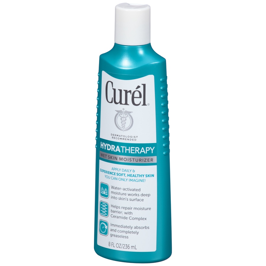 slide 4 of 7, Curél Hydra Therapy Wet Skin Moisturizer, 8 oz