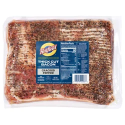 Hatfield Cracked Pepper Thick Cut Bacon Sliced