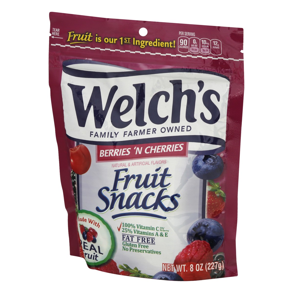 slide 2 of 10, Welch's Berries 'N Cherries Fruit Snacks 8oz, 8 oz