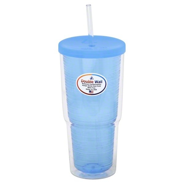 slide 1 of 1, Arrow Travel Tumbler with Lid, 24 oz